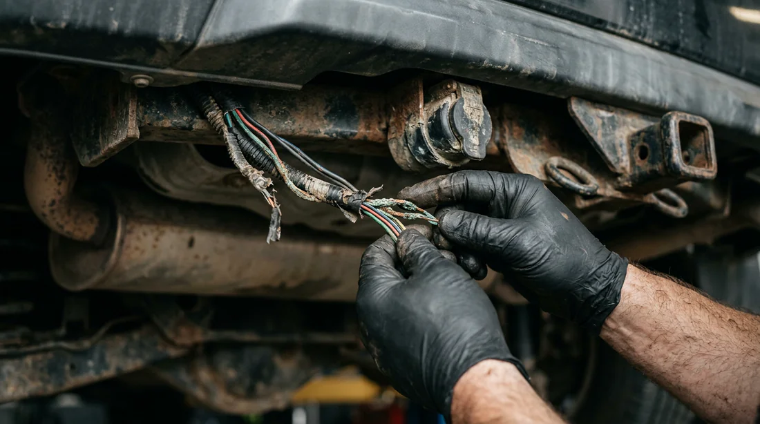 Conducteur inquiet face à l'apparition d'un voyant d'alerte orange au volant de sa voiture