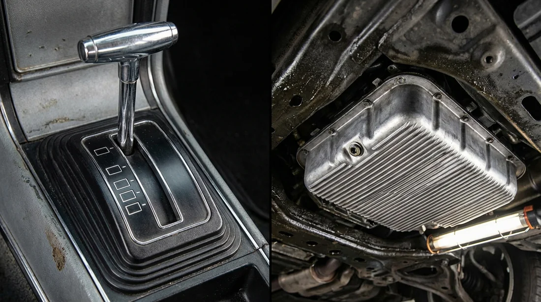 Comparaison visuelle entre les boîtes automatiques 098 et 01P du VW T4.