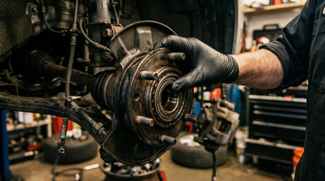 Diagnostic des roulements de roue arrière sur un Mercedes GLA.