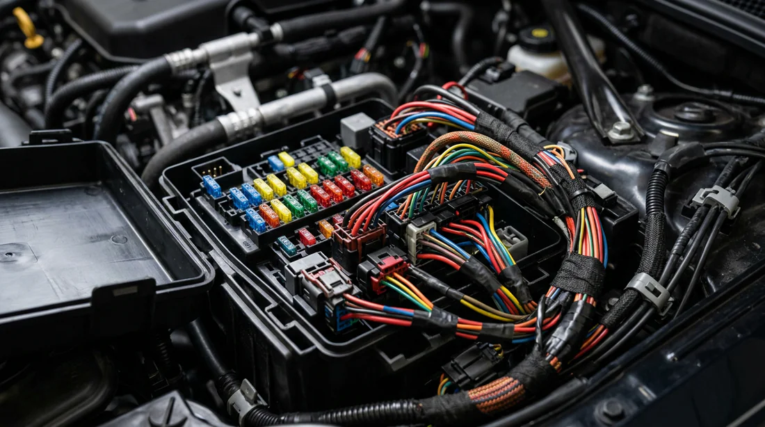 Vérification des composants électriques d'une Mini