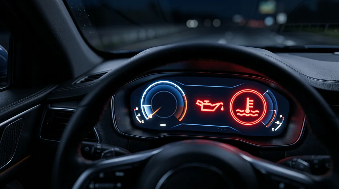 Infographie expliquant les causes des différentes couleurs de fumée moteur.