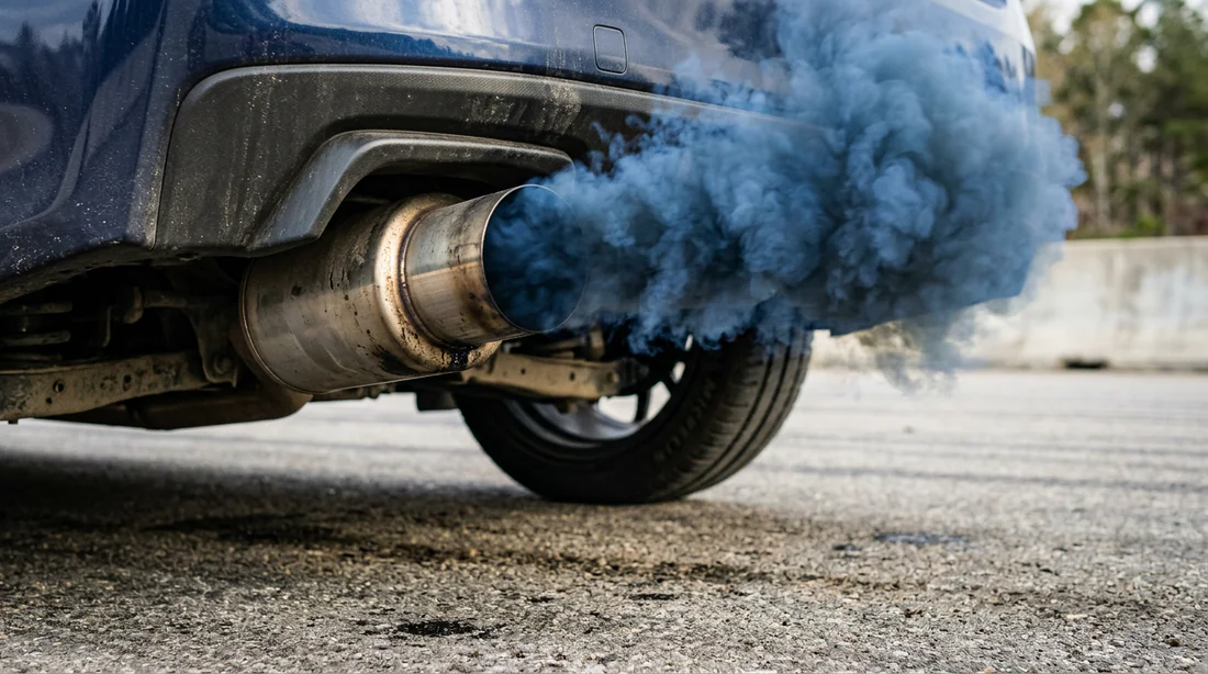 Voyants d'alerte de température et d'huile sur un tableau de bord.