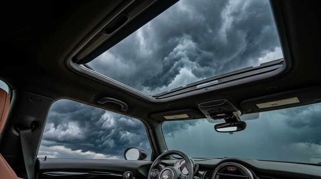 Entretien et lubrification des rails du toit ouvrant pour éviter les blocages.