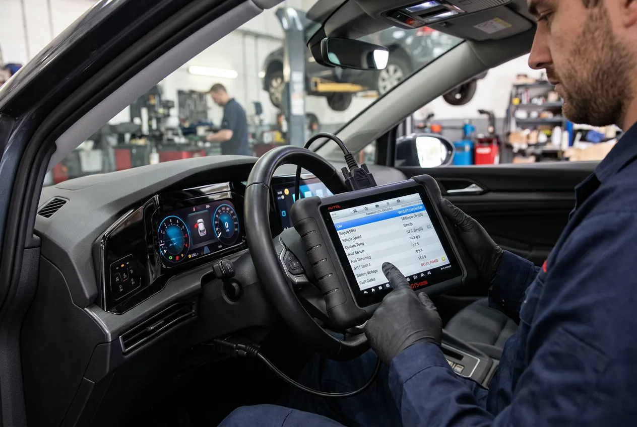 Analyse des codes défauts OBD sur un véhicule 1.5 dCi.