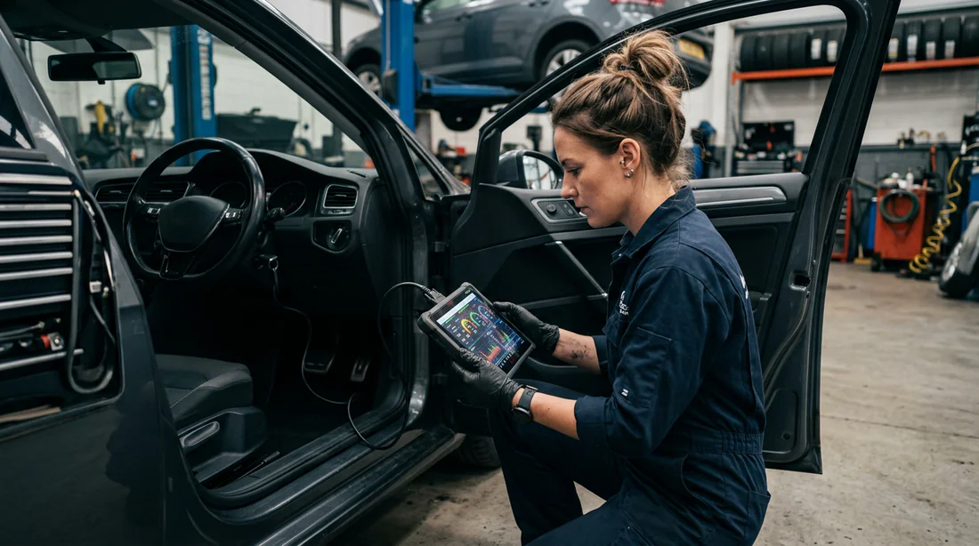 Diagnostic électronique d'une boîte de vitesse Renault