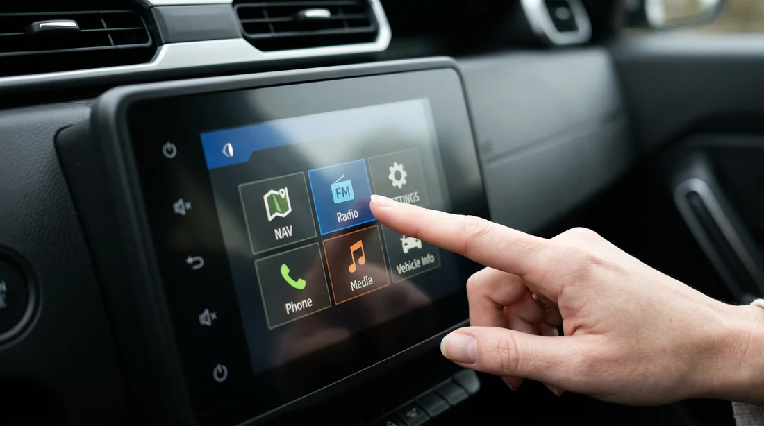 Utilisation écran tactile Dacia Media Nav