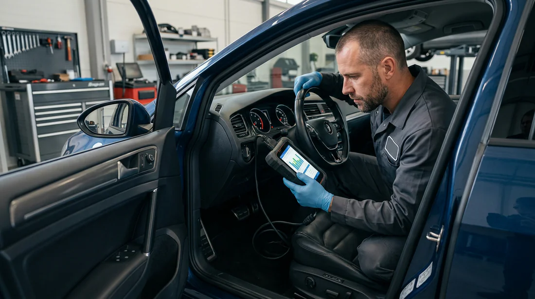 Utilisation d'une valise de diagnostic pour effacer l'erreur Start and Stop.