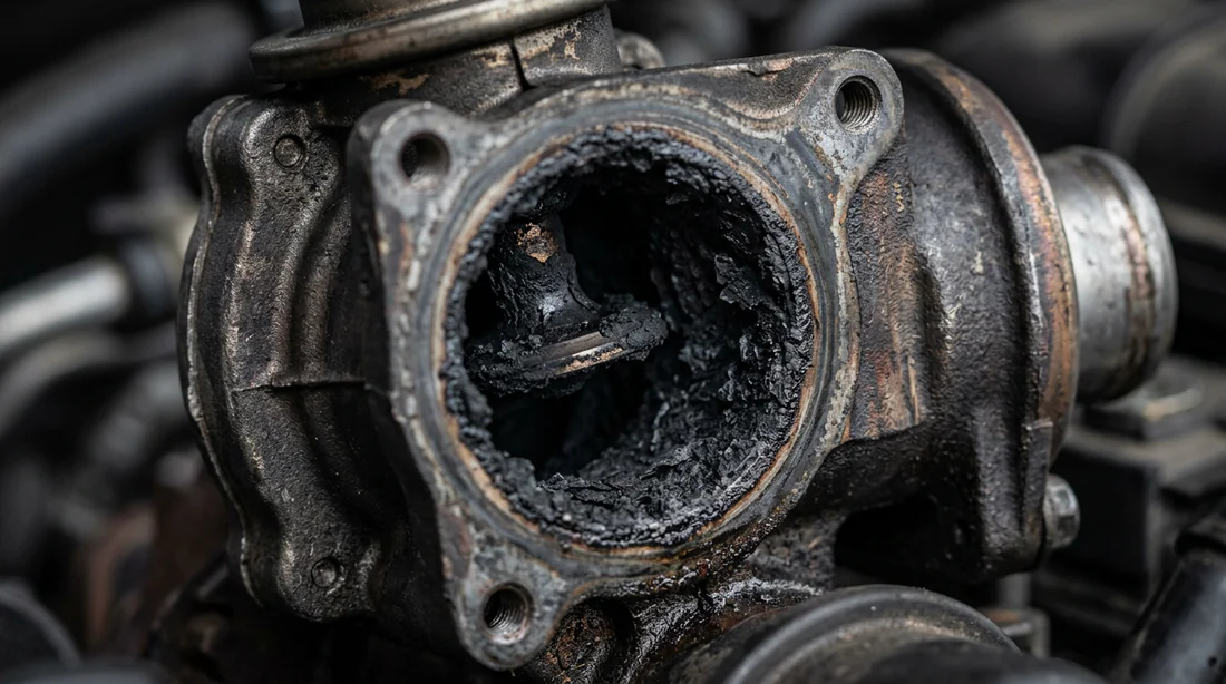 Vanne EGR encrassée sur Toyota Land Cruiser