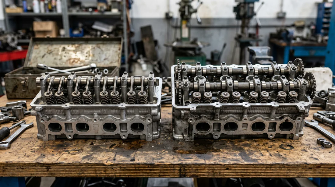 Comparaison technique des culasses 8v et 16v Renault.