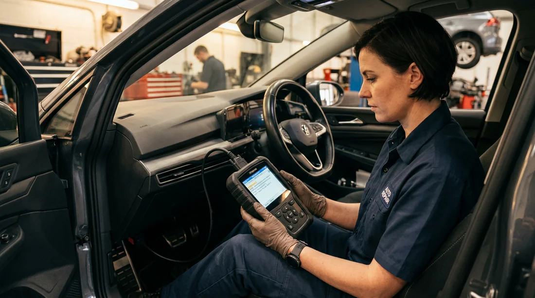 Diagnostic électronique de panne airbag Peugeot
