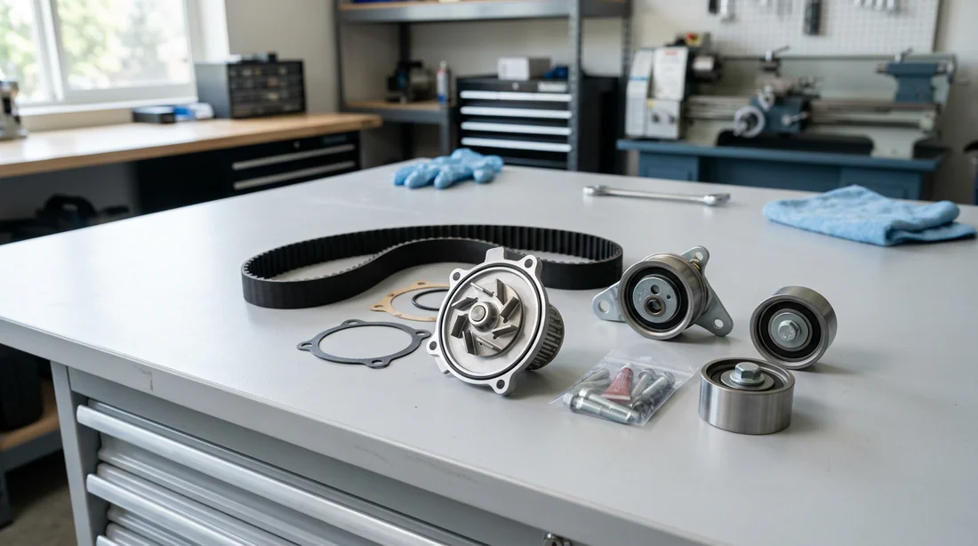 Kit de courroie de distribution neuf avec pompe à eau pour Audi A3