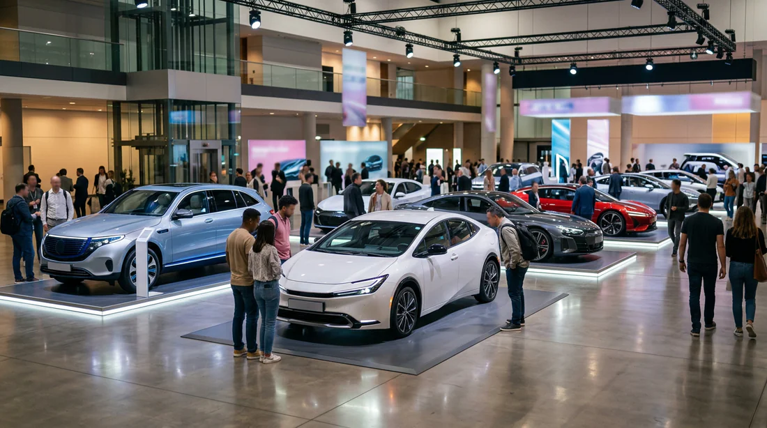 Exposition des nouveaux véhicules électriques et hybrides au Salon Auto de Rouen