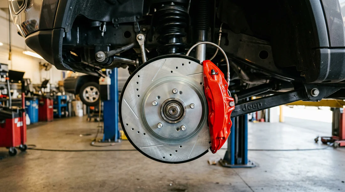 Système de freinage neuf installé sur une Jeep Grand Cherokee