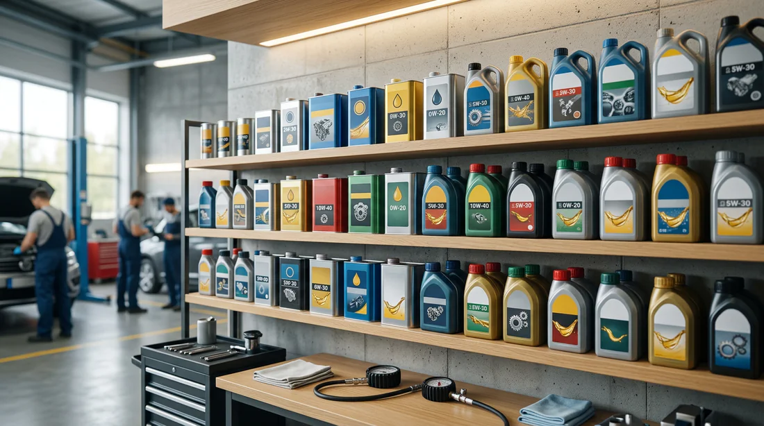 Bidons d'huile moteur adaptés aux véhicules Citroën